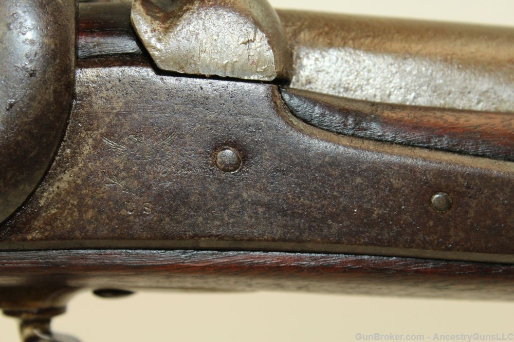 “AL” Marked Antique HARPERS FERRY M1842 MUSKET-img-9
