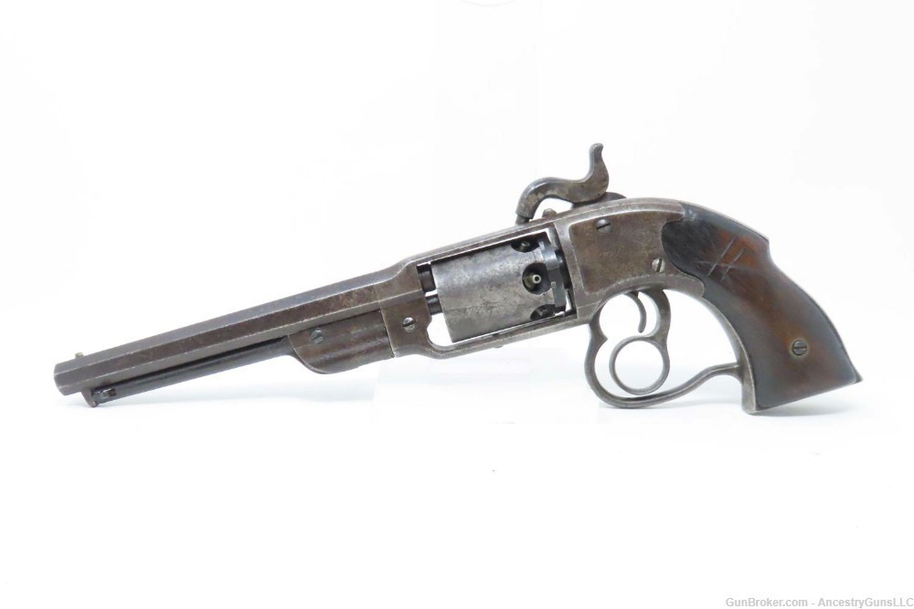 SCARCE c1862 SAVAGE NAVY Revolver CIVIL Antique CIVIL WAR .36 Union Sidearm-img-1