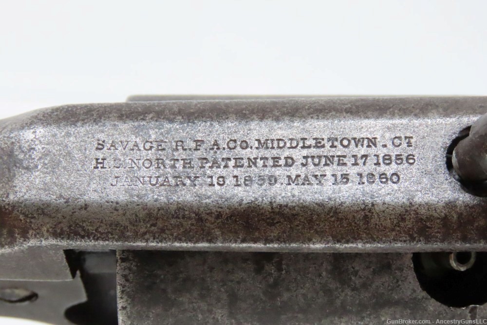 SCARCE c1862 SAVAGE NAVY Revolver CIVIL Antique CIVIL WAR .36 Union Sidearm-img-7