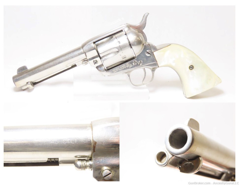 c1921 COLT Single Action Army in .45 LONG COLT C&R Revolver PEACEMAKER SAA -img-0