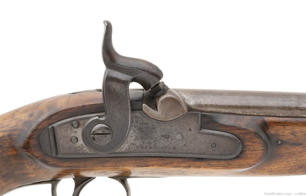 British 1842 Pattern Coast Guard Percussion Pistol (AH5207)-img-1