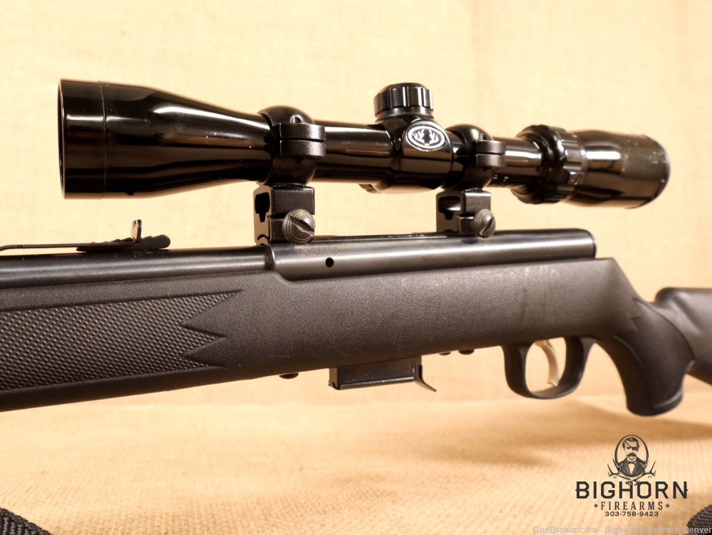Savage Model 93 .22WMR Bolt-Action Rifle, Bushnell Scope 2-5rd Mags *PENNY*-img-17