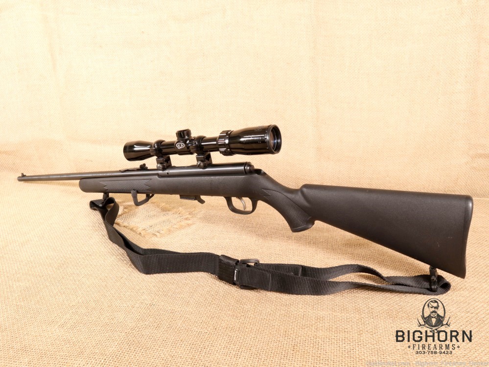 Savage Model 93 .22WMR Bolt-Action Rifle, Bushnell Scope 2-5rd Mags *PENNY*-img-6