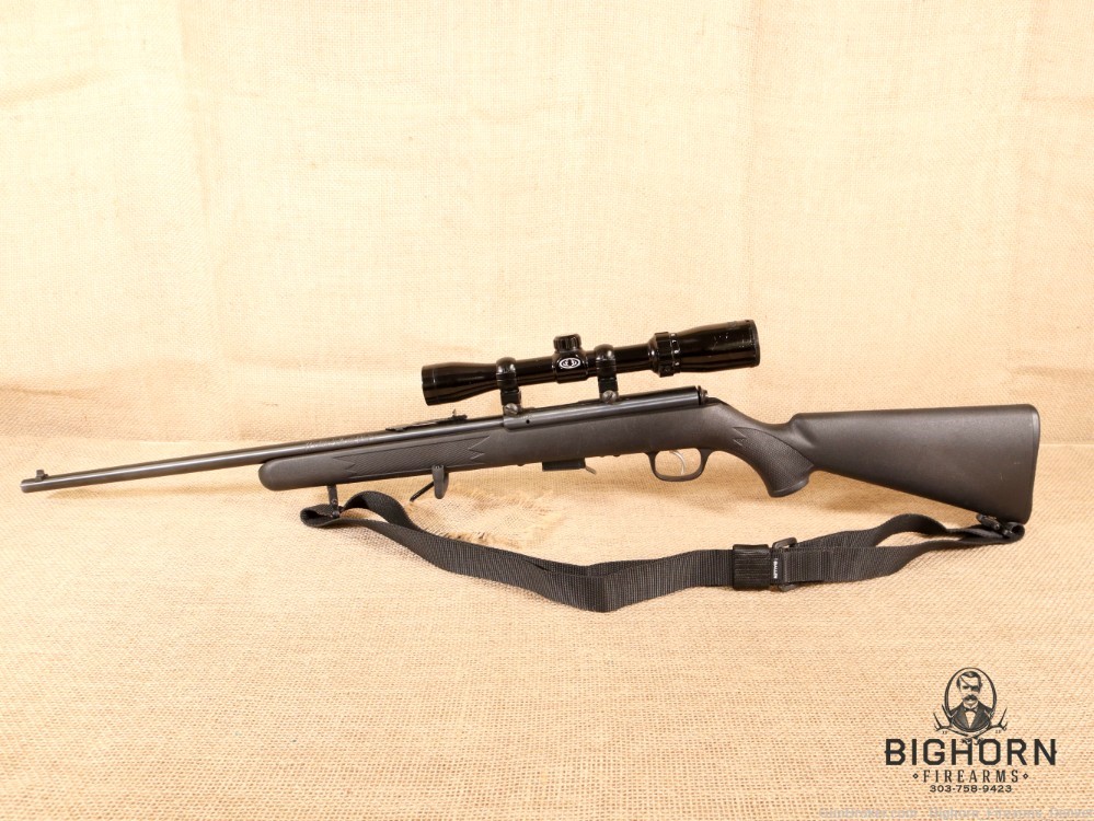 Savage Model 93 .22WMR Bolt-Action Rifle, Bushnell Scope 2-5rd Mags *PENNY*-img-7