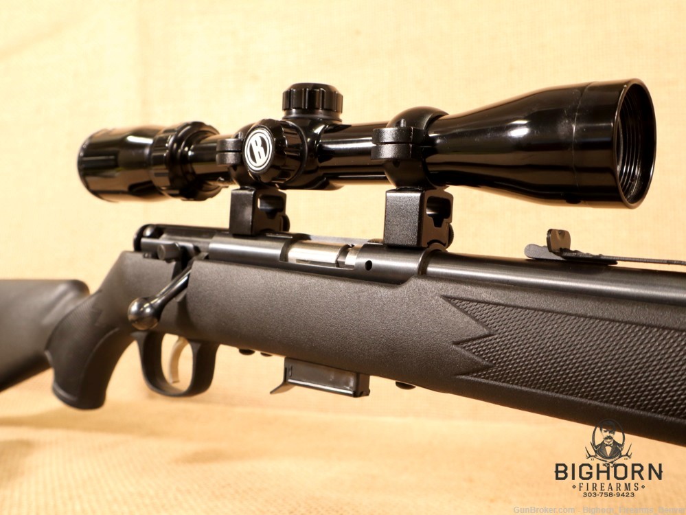 Savage Model 93 .22WMR Bolt-Action Rifle, Bushnell Scope 2-5rd Mags *PENNY*-img-29