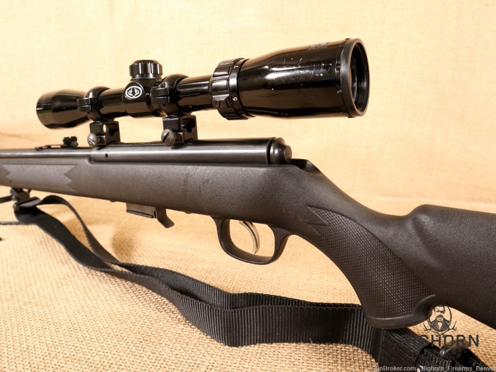 Savage Model 93 .22WMR Bolt-Action Rifle, Bushnell Scope 2-5rd Mags *PENNY*-img-18