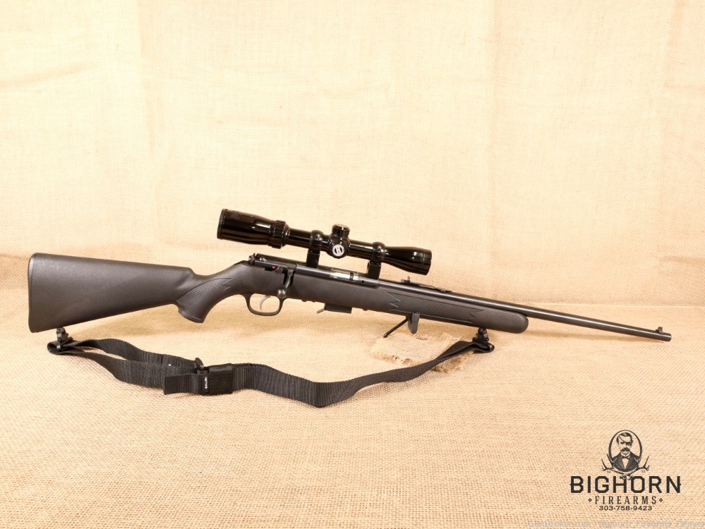 Savage Model 93 .22WMR Bolt-Action Rifle, Bushnell Scope 2-5rd Mags *PENNY*-img-2