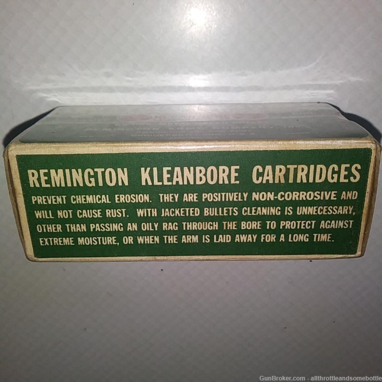 (50) rounds Vintage .30 (7.63) MAUSER Kleanbore Remington UMC unopened box-img-5