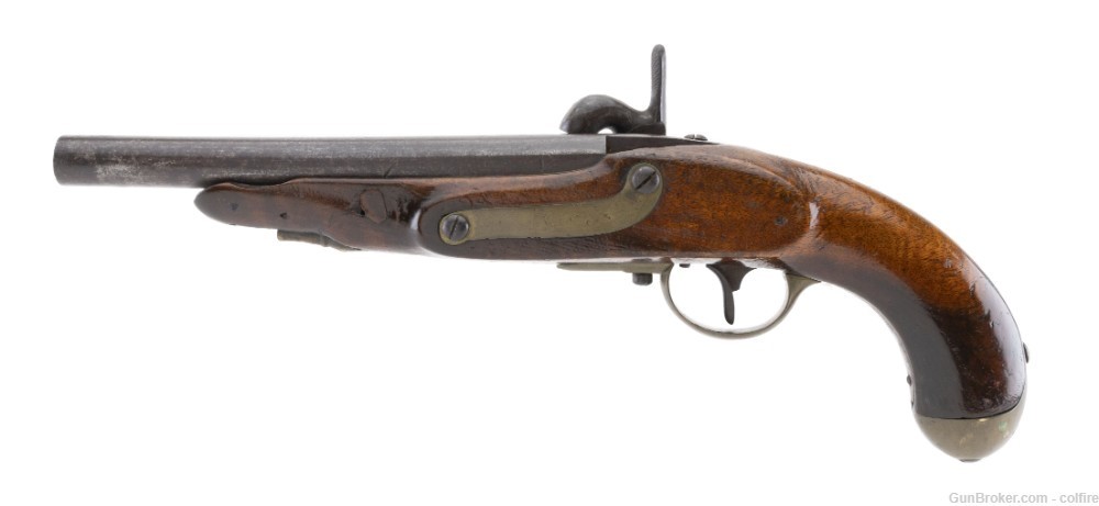 Very Unusual US-Marked Austrian Percussian Pistol (AH6132)-img-1