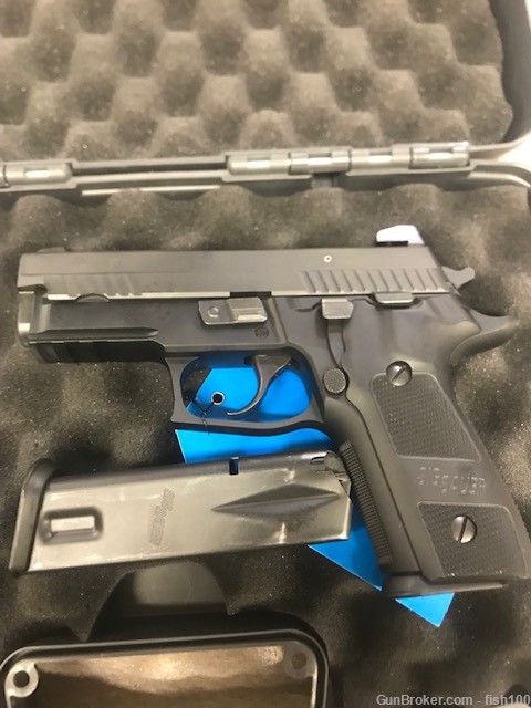 SUPER NICE SIG SAUER EXETER ELITE DARK NITRON 9MM PISTOL (2 MAGS)-img-1