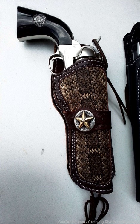 Custom exotic snakeskin holsters made to order for semi autos and revolvers-img-1