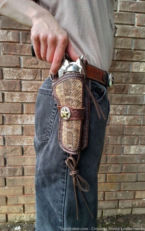 Custom exotic snakeskin holsters made to order for semi autos and revolvers-img-9