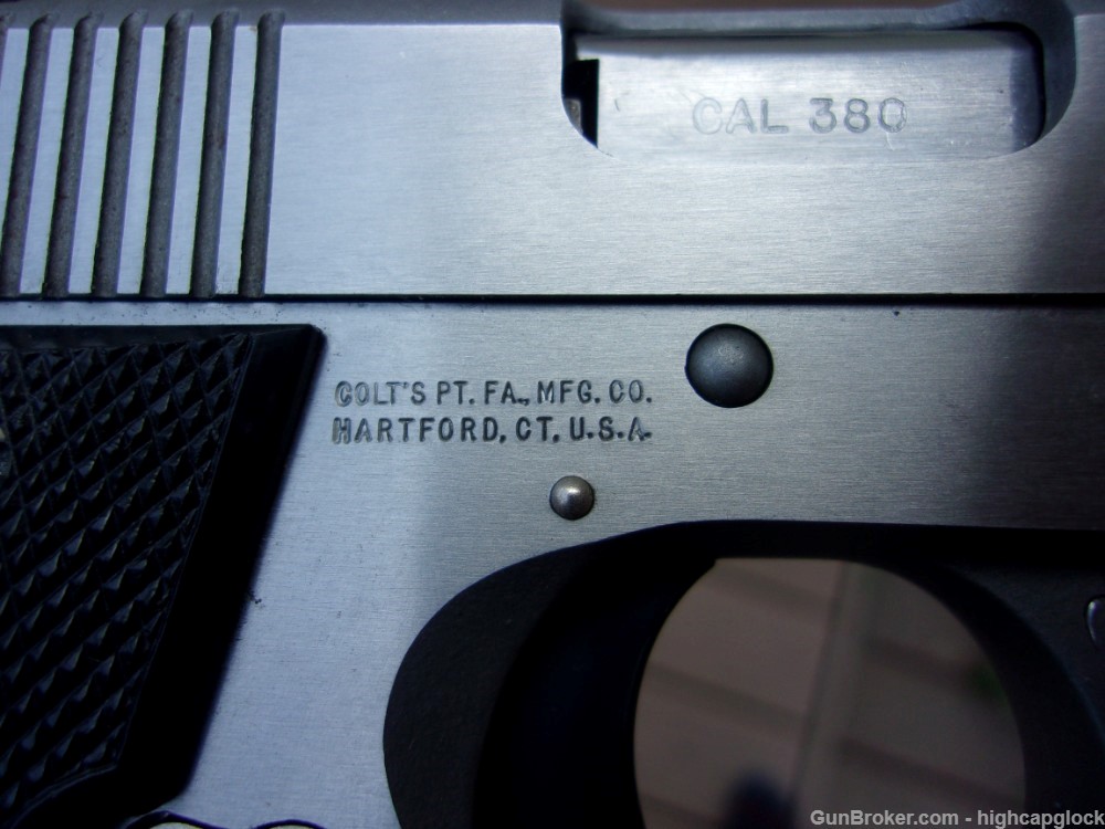 Colt MKIV Mustang .380 Stainless 2.75" Pistol 1994 NICE & CLEAN $1START-img-13