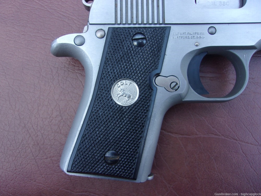 Colt MKIV Mustang .380 Stainless 2.75" Pistol 1994 NICE & CLEAN $1START-img-6