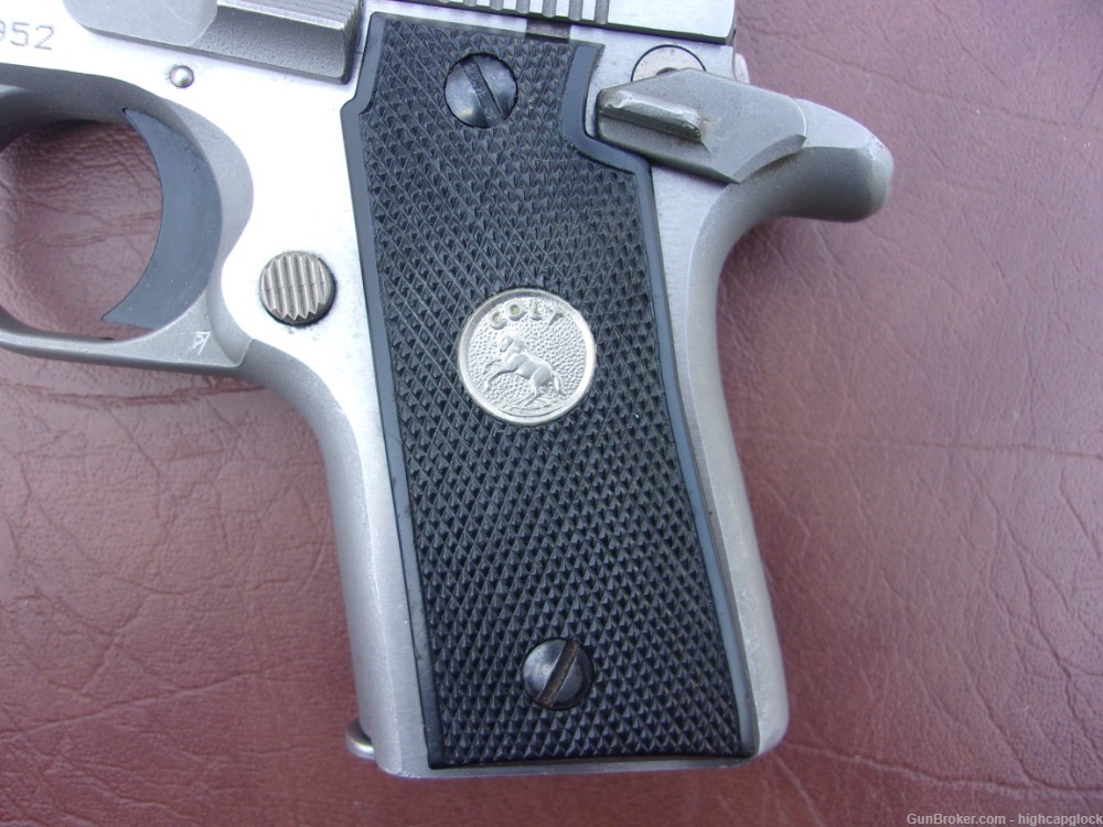 Colt MKIV Mustang .380 Stainless 2.75" Pistol 1994 NICE & CLEAN $1START-img-3