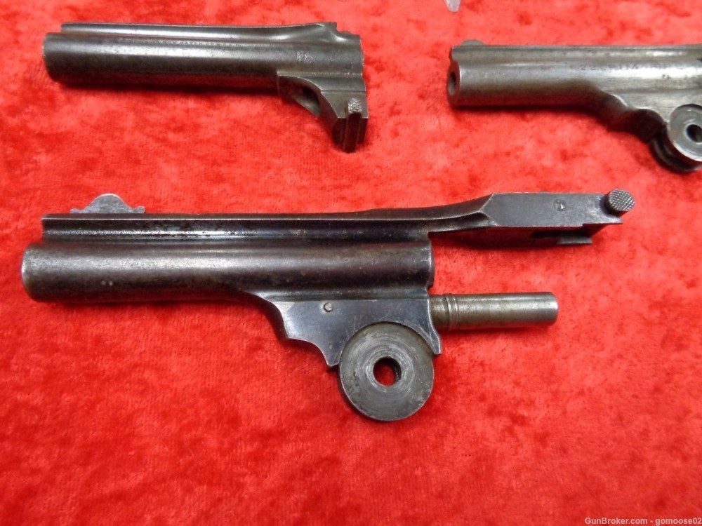 3 Revolver Barrel RARE JM Marlin XXX Standard 1872 & Howard Arms Top Break -img-1