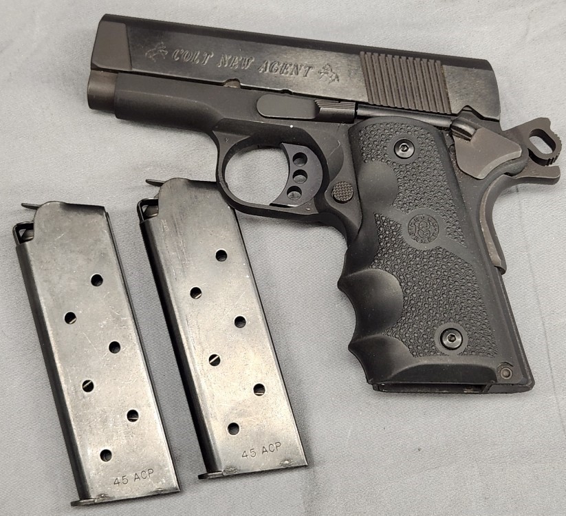Colt New Agent Lightweight pistol .45ACP 1911 with box, 2 mags O7810D-img-20