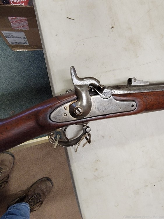 Colt Model 1861 Rifle Musket 1863 Dated Civil War Original Musket BEAUTIFUL-img-18