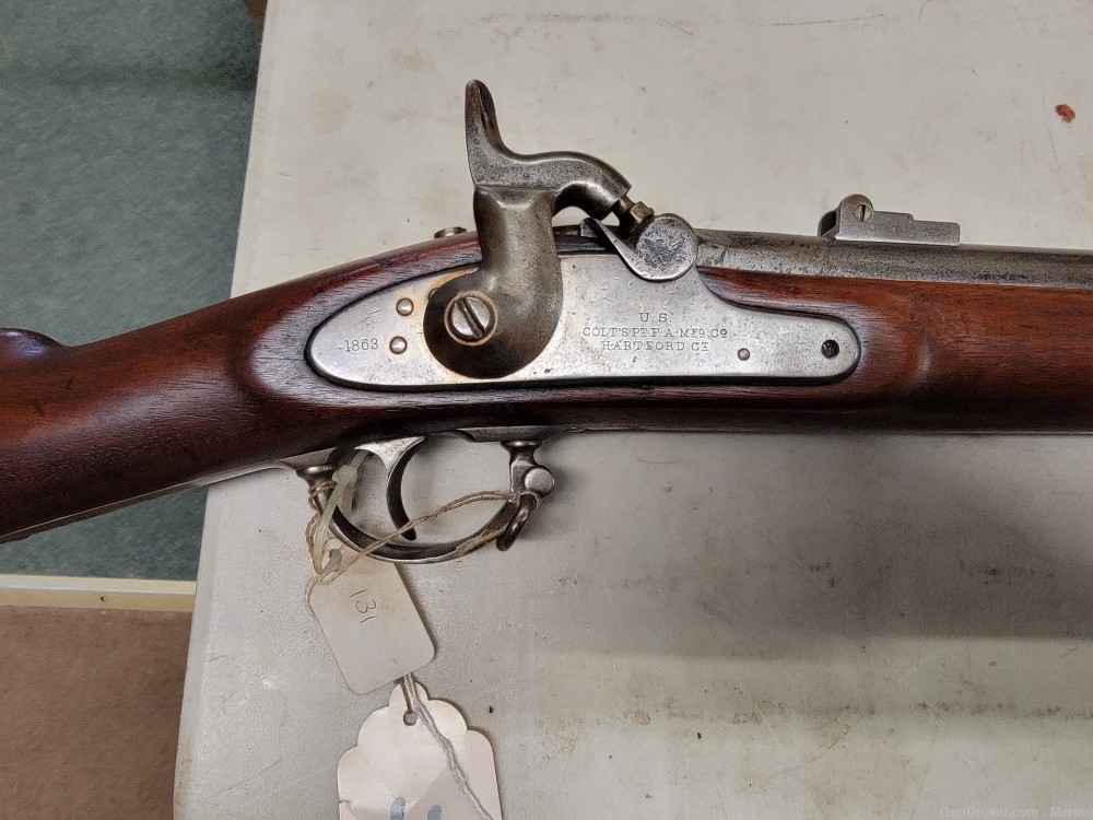 Colt Model 1861 Rifle Musket 1863 Dated Civil War Original Musket BEAUTIFUL-img-2