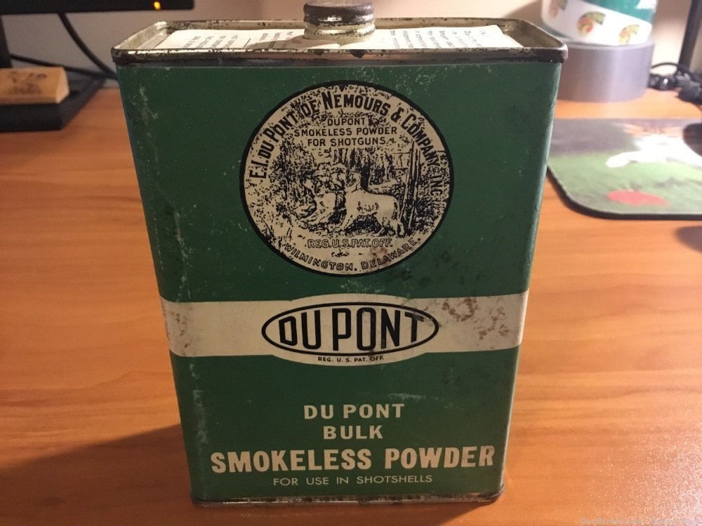 Vintage DUPONT bulk smokeless powder can (#1) Early 1900’s-img-0