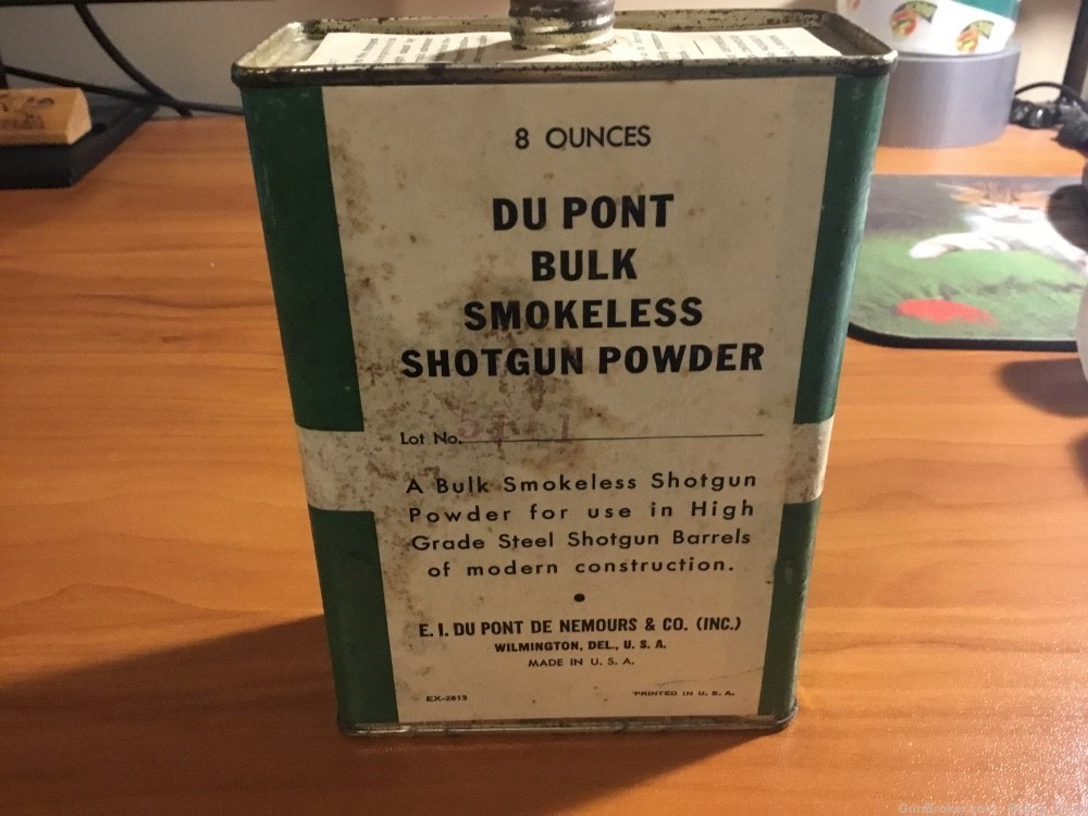 Vintage DUPONT bulk smokeless powder can (#1) Early 1900’s-img-2