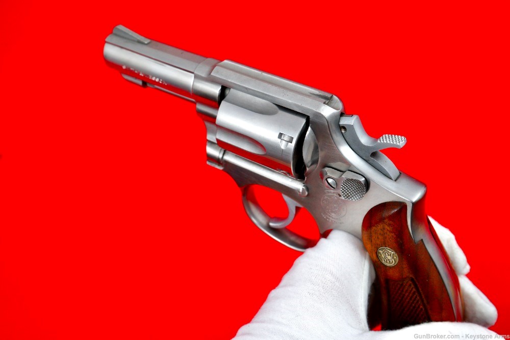 Scarce & Desired Smith & Wesson Model 65 3" .357 Magnum Walnut Magna Grips-img-12