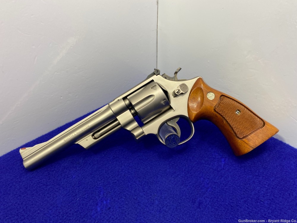 Smith Wesson 28-2 -HIGHWAY PATROLMAN- .357mag 6" *DESIRABLE BRUSHED NICKEL*-img-0