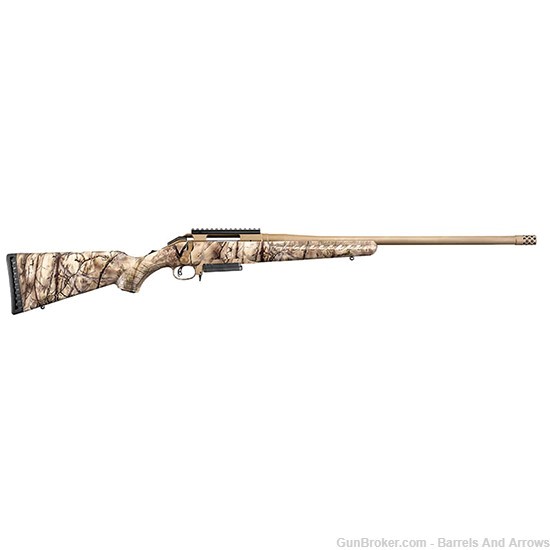 Ruger 26925 American Bolt Action Rifle 6.5 Creedmoor Go Wild Camo Stk 22"-img-0