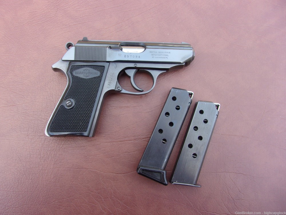 Manurhin PPK/S .380 3.25" Pistol SUPER NICE & 2 Mags Made In France $1START-img-1