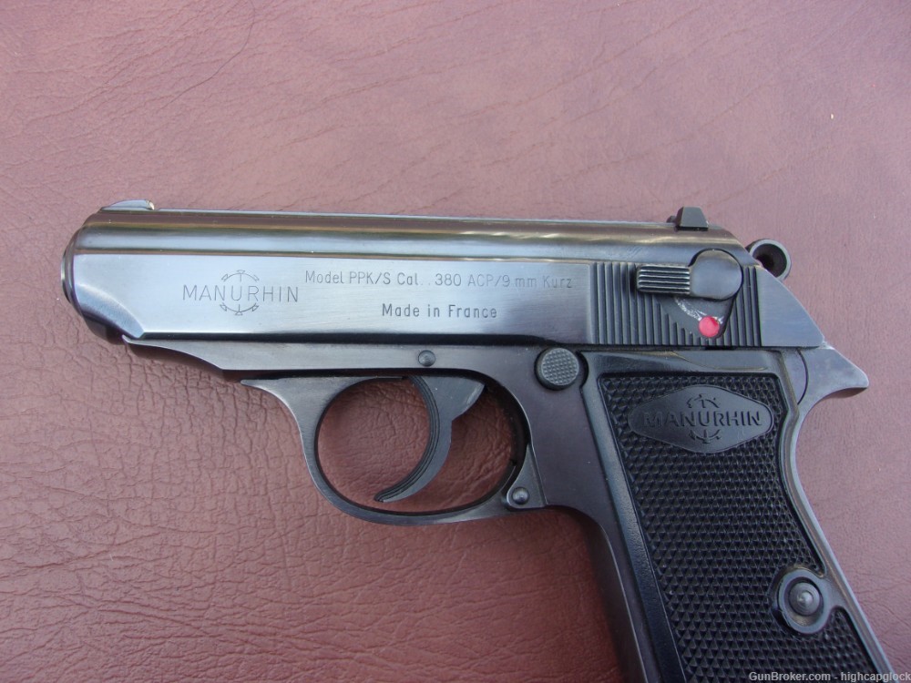 Manurhin PPK/S .380 3.25" Pistol SUPER NICE & 2 Mags Made In France $1START-img-5