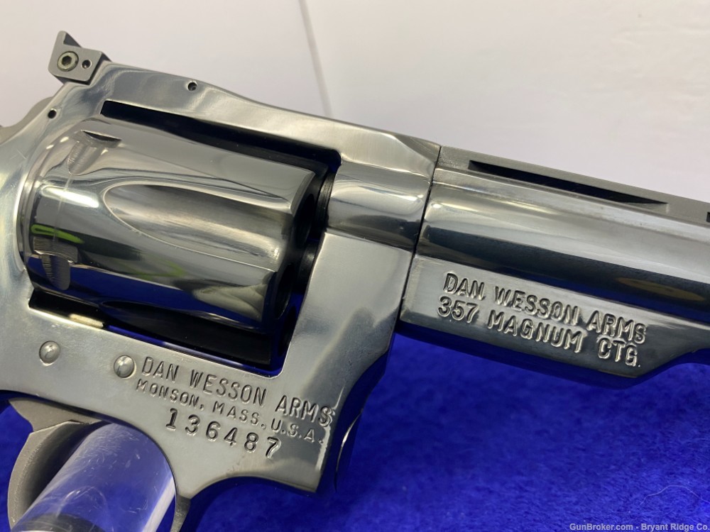 Dan Wesson 15 .357 Mag Blue 6" *INCREDIBLE DOUBLE/SINGLE ACTION REVOLVER*-img-23