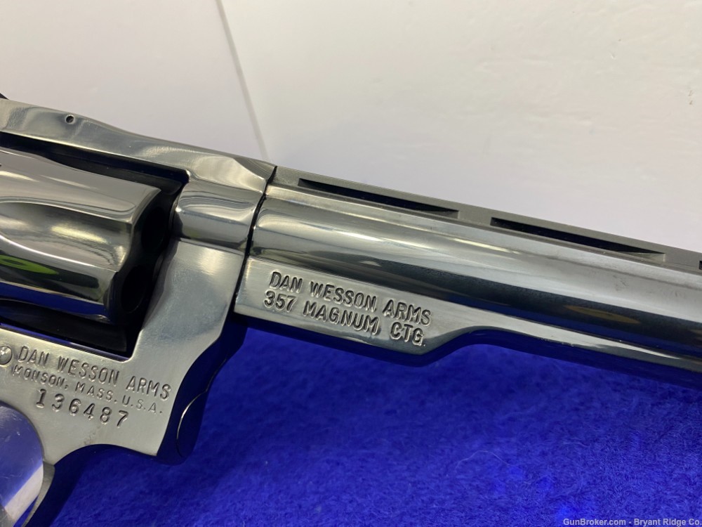 Dan Wesson 15 .357 Mag Blue 6" *INCREDIBLE DOUBLE/SINGLE ACTION REVOLVER*-img-27