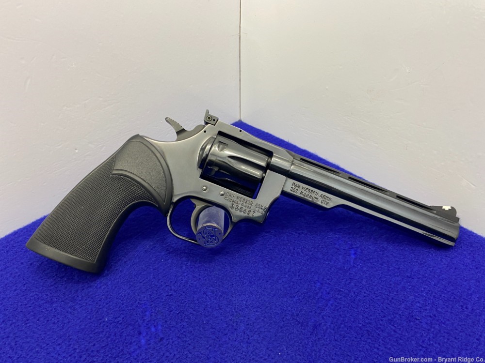Dan Wesson 15 .357 Mag Blue 6" *INCREDIBLE DOUBLE/SINGLE ACTION REVOLVER*-img-17
