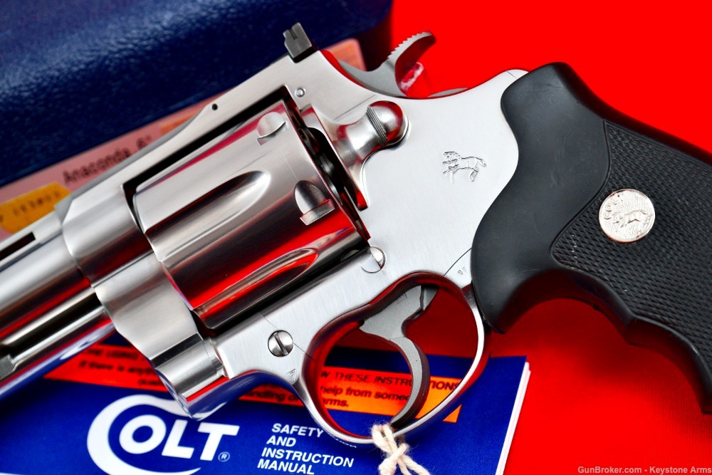 Scarce Colt Anaconda DT 6" .44 Magnum Factory Drilled & Tapped LNIB-img-4