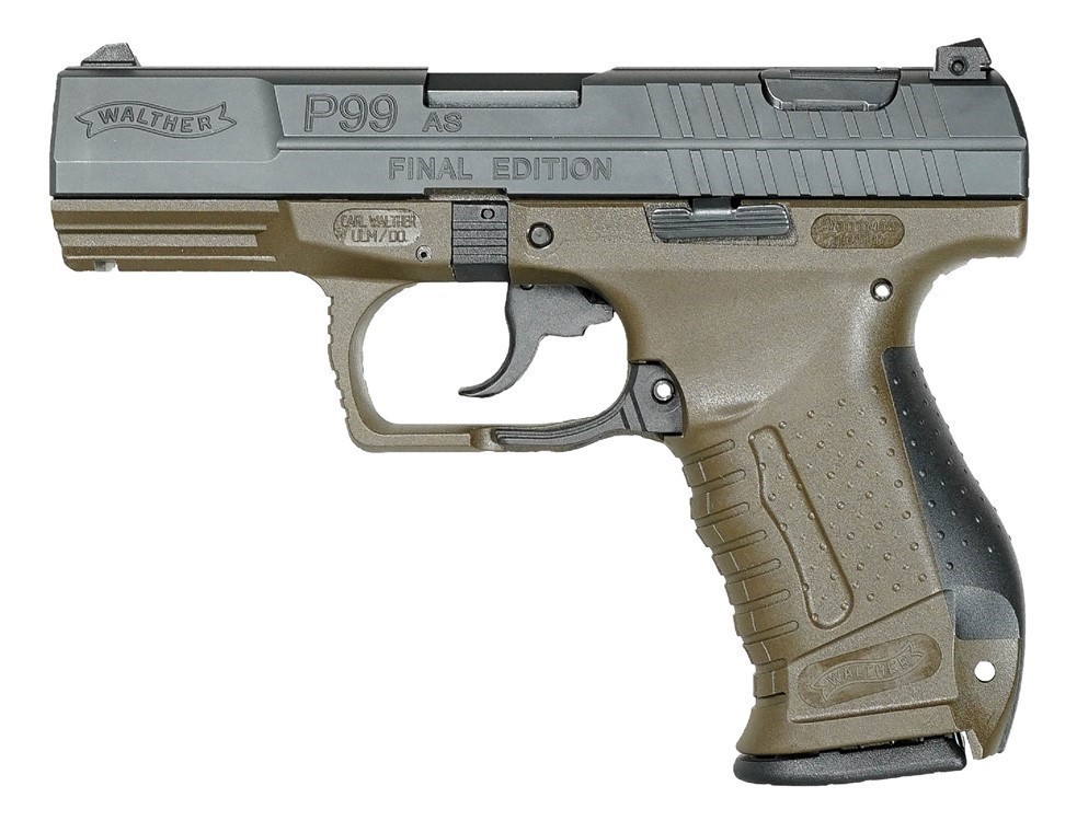 Walther Arms P99 AS Final Edition 9mm 4" OD Green / Black 15 Rds 2874172-img-2