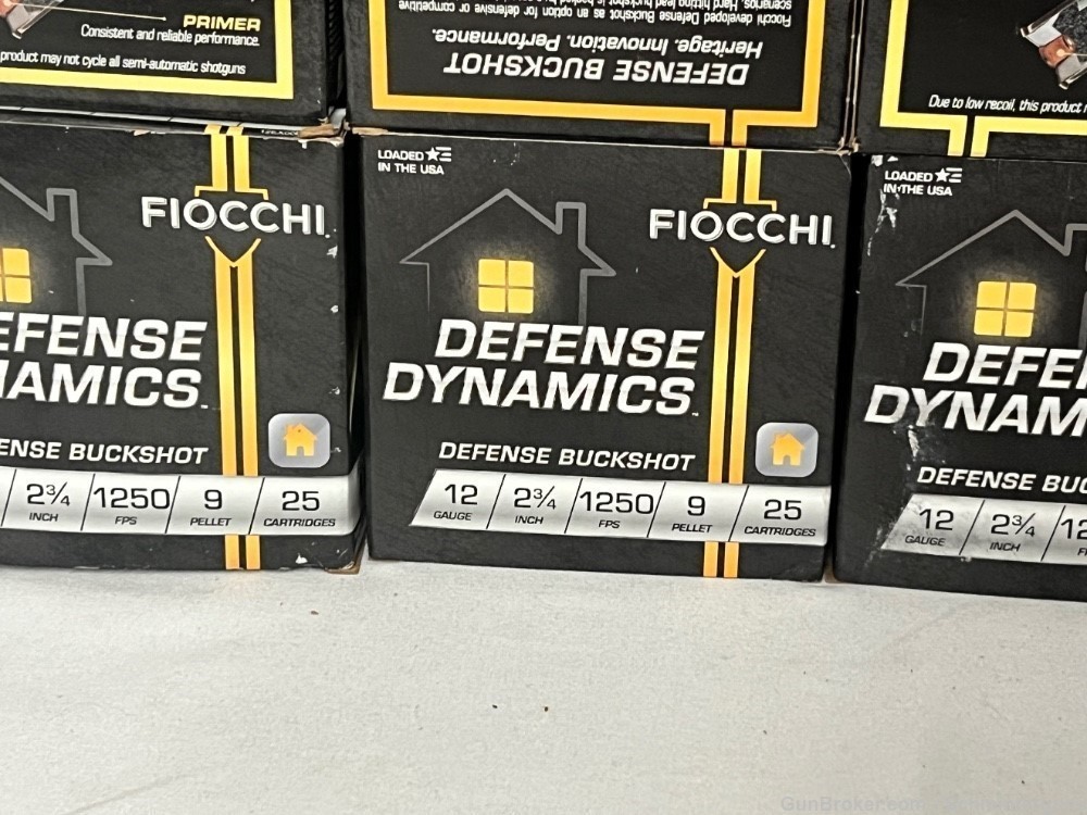 Fiocchi Defense Dynamics 12ga 12 gauge 2.75" buckshot 9 pellets -img-1