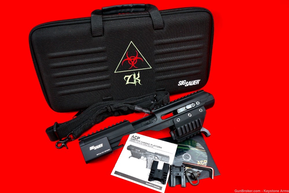 Limited Zombie Edition Sig Sauer ACP Adaptive Carbine Platform Like New-img-5