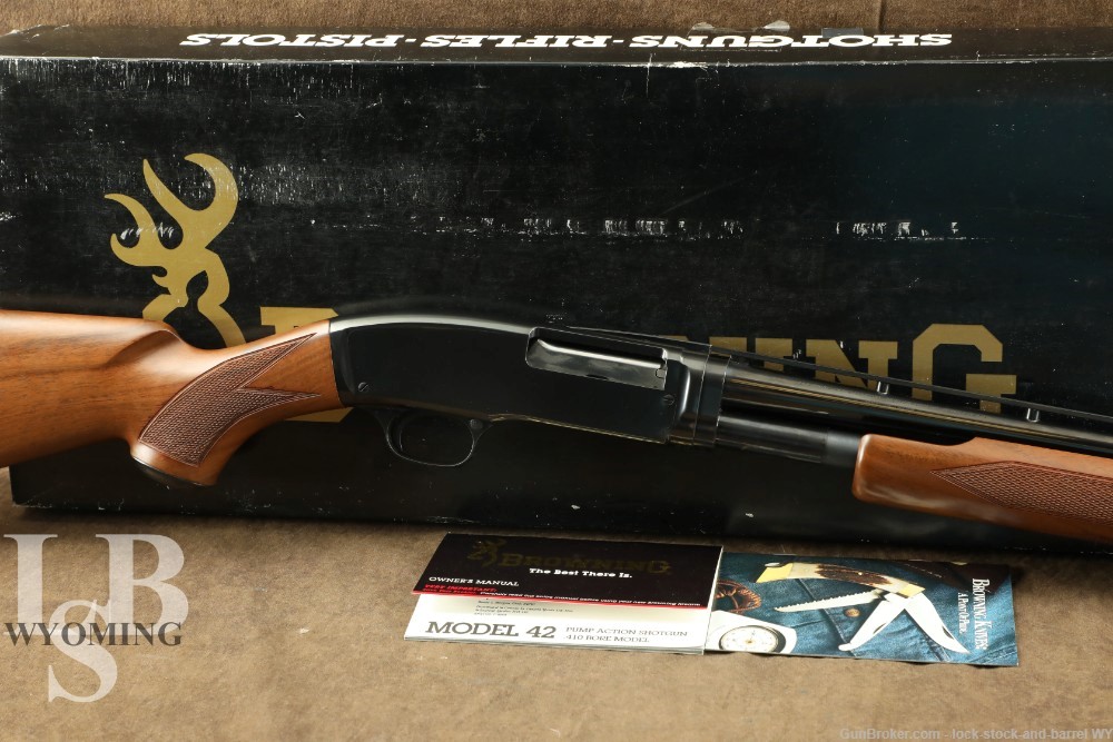 Browning Miroku Model 42 Grade 1 .410 Bore 26" Pump Action Shotgun, 1991-img-0