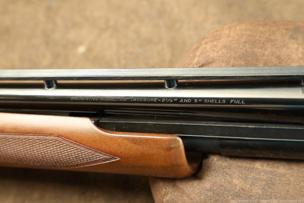 Browning Miroku Model 42 Grade 1 .410 Bore 26" Pump Action Shotgun, 1991-img-25