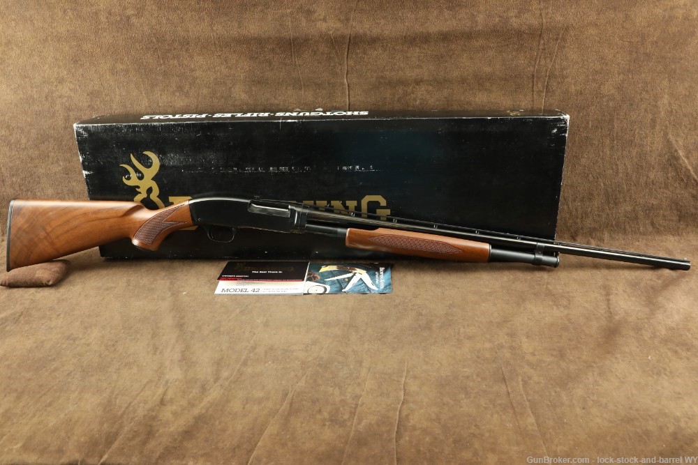 Browning Miroku Model 42 Grade 1 .410 Bore 26" Pump Action Shotgun, 1991-img-2
