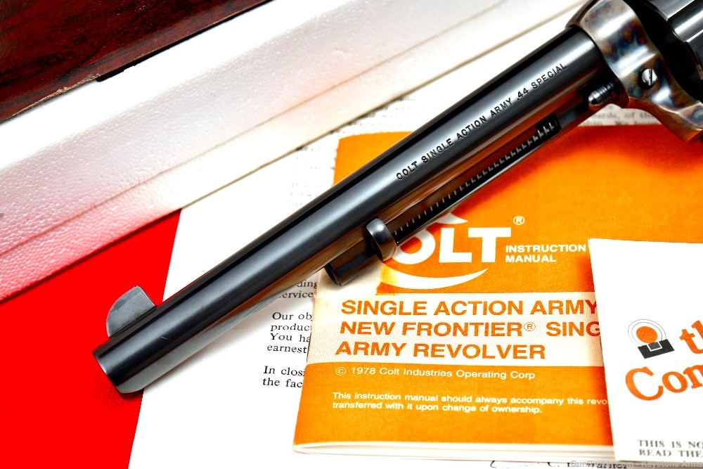 Spectacular & Sought After Colt Single Action Army SAA 7.5" .44 Spl w/ Box -img-2
