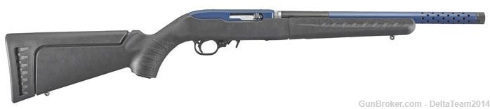 Ruger 10/22 Takedown Lite Black/Blue .22 Semi Auto Rifle - 10 Round Mag-img-0