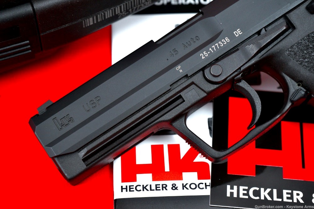 Awesome 2023 Heckler & Koch HK USP .45 Auto Original Case ANIB-img-3