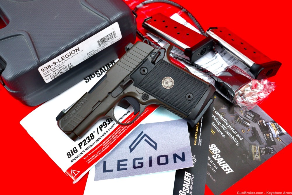 Awesome & Hard To Find Sig Sauer P938 Legion w/ Original Case NEW-img-18