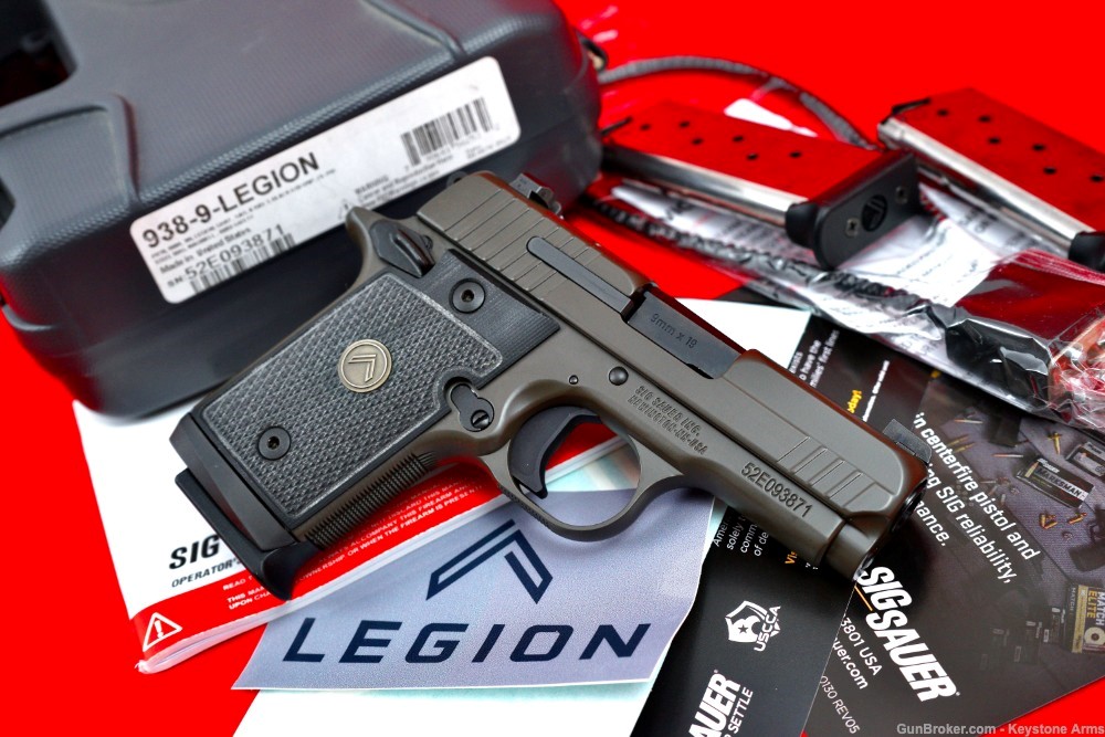 Awesome & Hard To Find Sig Sauer P938 Legion w/ Original Case NEW-img-6