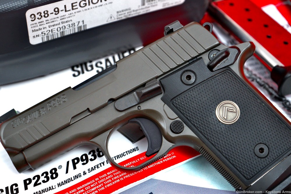 Awesome & Hard To Find Sig Sauer P938 Legion w/ Original Case NEW-img-4