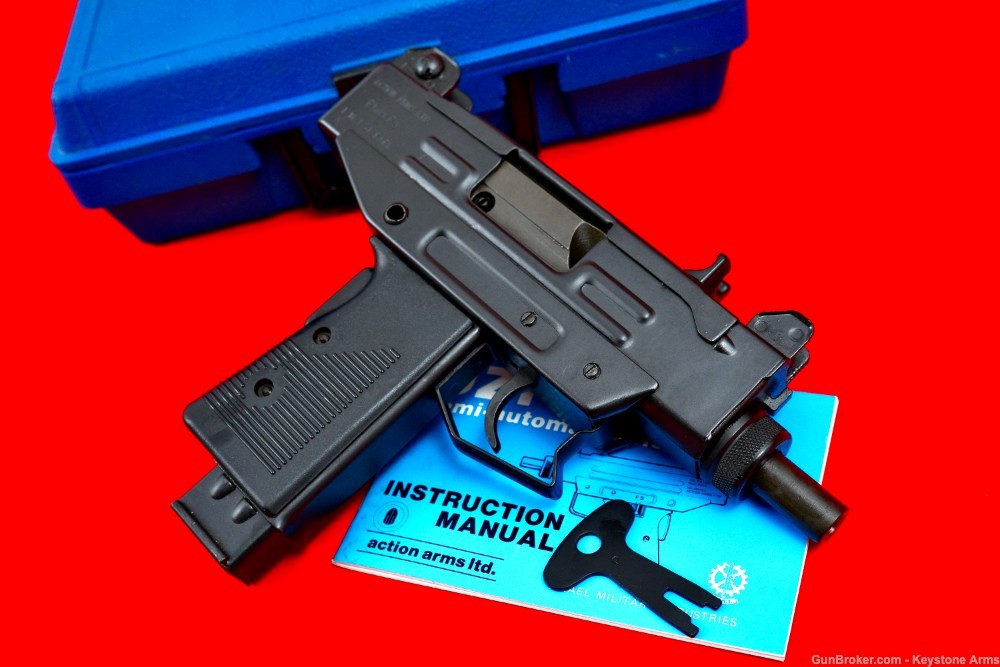 Rare & Desired Pre Ban IMI Israel UZI Pistol 9mm w/ Original Case As New-img-6