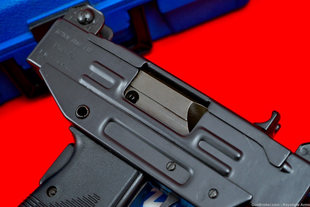 Rare & Desired Pre Ban IMI Israel UZI Pistol 9mm w/ Original Case As New-img-8