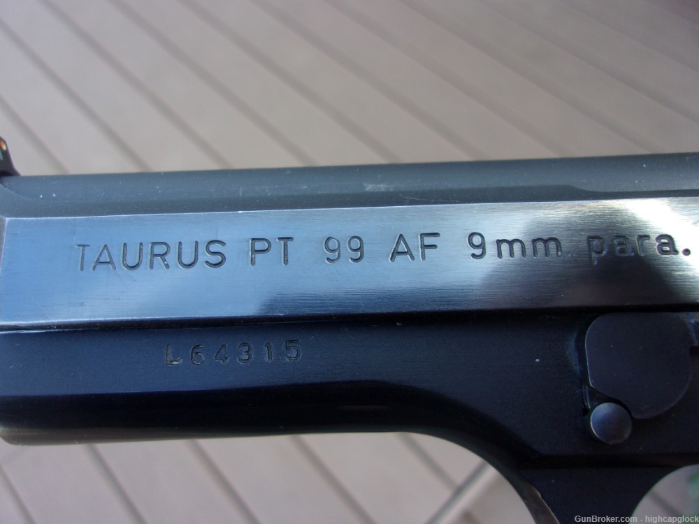 Taurus PT-99 AF 9mm 5" Semi Auto Pistol NICE & Pretty Gun $1START-img-9