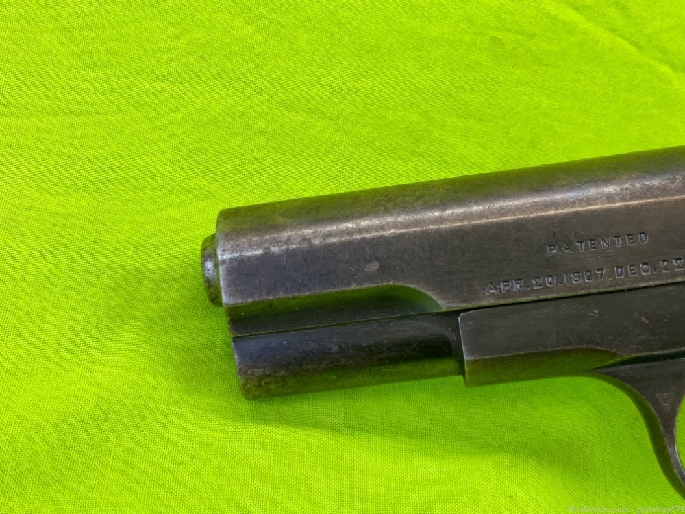 Vintage Colt Pocket Hammerless 1903 32 ACP Auto 7.65 Browning MFG 1918 C&R-img-7